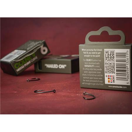 CARP HOOK ONE MORE CAST COLNE-V NEEDLE POINT HOOKS