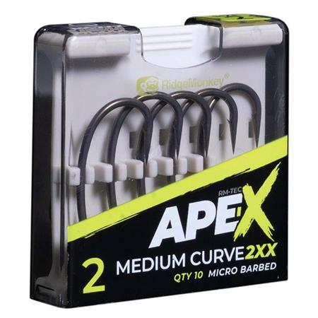 Carp Hook Ridge Monkey Rm-Tec Ape-X Medium Hooks 2Xx