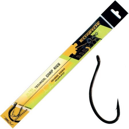 Carp Hooklink Rig Technipêche Technitop 16Kg Aligner 800C