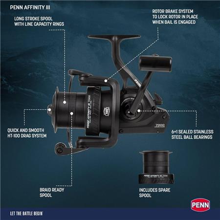 CARRETE PENN AFFINITY III LONGCAST