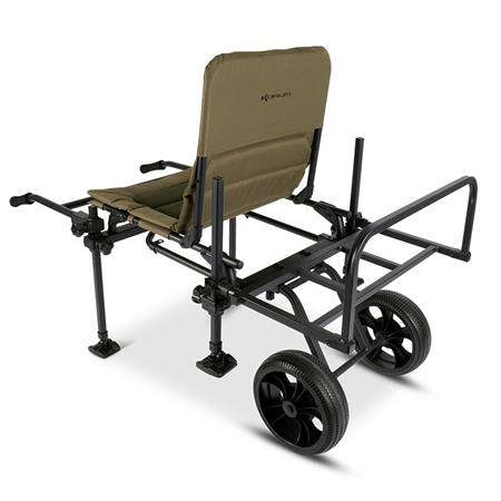 Carrinho De Transporte De Carga Convertível Korum S23 - Twin Wheel Deluxe Barrow Kit