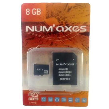 Cartão De Memória Numaxes Microsd Classe 10 Avec Adaptateur