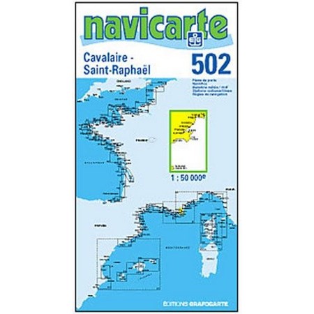 Carte De Navigation Navicarte Cavalaire - St Raphael