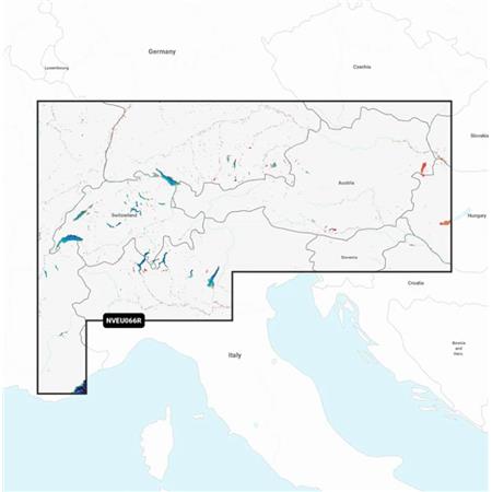 Carte Garmin Navionics Vision+ Intérieures Alpes, Lacs Et Rivières