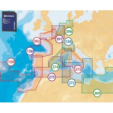 Cartographie Navionics Platinum+ Xl Format Sd