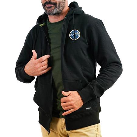 CASACO COM CAPUZ PERSONALIZÁVEL PARA PESCA - PRETO SUR VOS TRACES