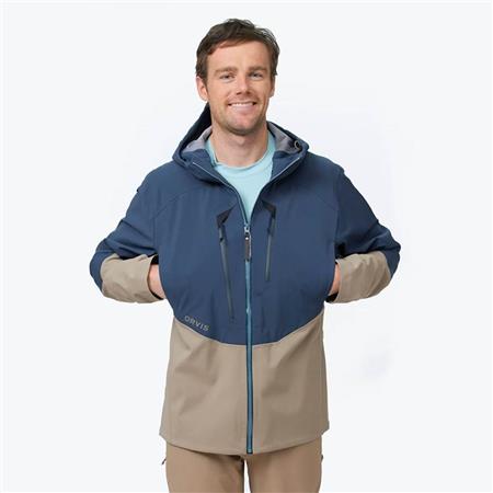 CASACO HOMEM ORVIS PRO FISHING JACKET - GRIS/BLEU