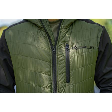 CASACO HOMEM TÉRMICO - VERDE/PRETO KORUM THERMASHELL THERMIQUE - VERT/NOIR