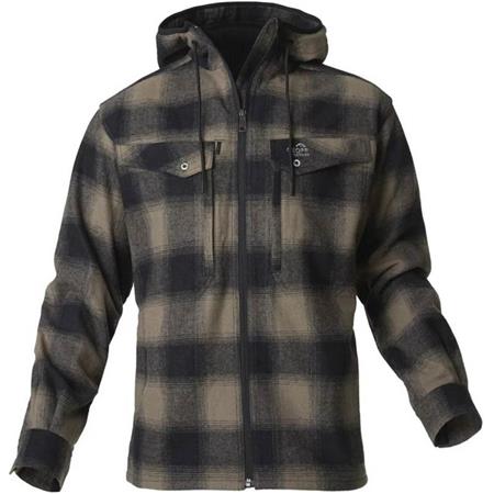 Casaco Masculino Geoff Anderson Ezmar Hoodie - Preto/Bege