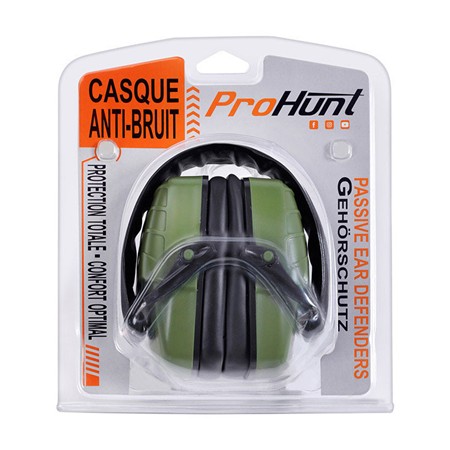 CASCO ANTI-RUIDO PROHUNT - KAKI