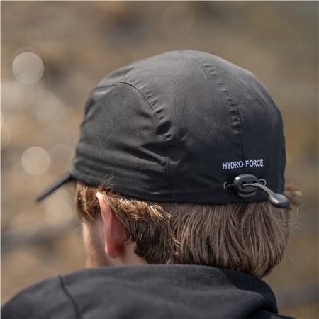 CASQUETTE AVID CARP STEALTH BLACK WATERPROOF 5-PANEL CAP - NOIR