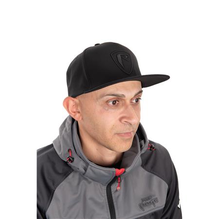 CASQUETTE FOX RAGE SHIELD FLAT PEAK CAP - NOIR