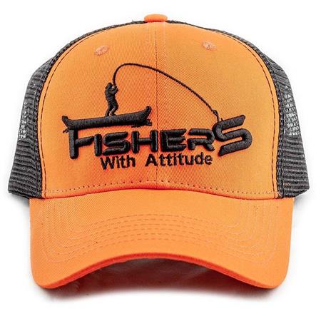 Casquette Homme Fishxplorer Fisher With Attitude - Orange