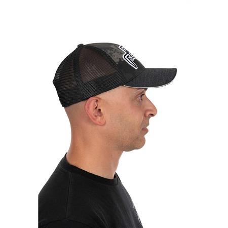 CASQUETTE HOMME FOX RAGE EMBROIDED CAMO TRUCKER CAP - NOIR