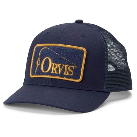 Casquette Homme Orvis Ripstop Covert Trucker - Bleu Marine