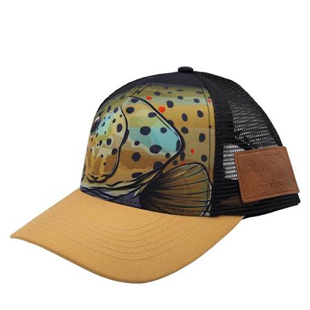 CASQUETTE HOMME VT FISHING THE SALMO BROWN