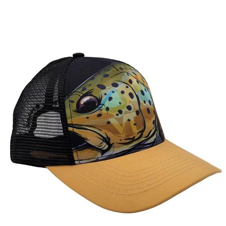 CASQUETTE HOMME VT FISHING THE SALMO BROWN