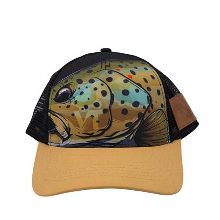 Casquette Homme Vt Fishing The Salmo Brown