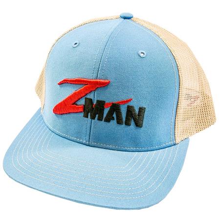 Casquette Homme Zman Structured Trucker Hatz - Bleu