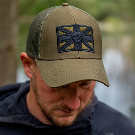 CASQUETTE KORDA UNION JACK TRUCKER CAP - KAKI