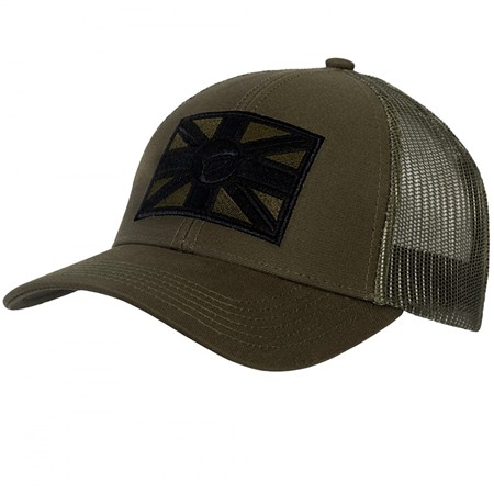 Casquette Korda Union Jack Trucker Cap - Kaki