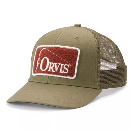 CASQUETTE ORVIS RIPSTOP COVERT TRUCKER - TARRAGON