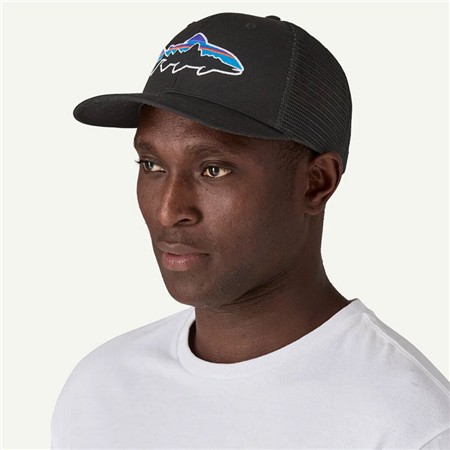 CASQUETTE PATAGONIA FITZ ROY TROUT TRUCKER HAT - BLACK