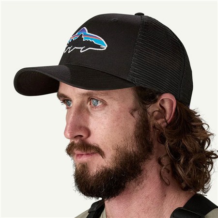 CASQUETTE PATAGONIA FITZ ROY TROUT TRUCKER HAT - BLACK