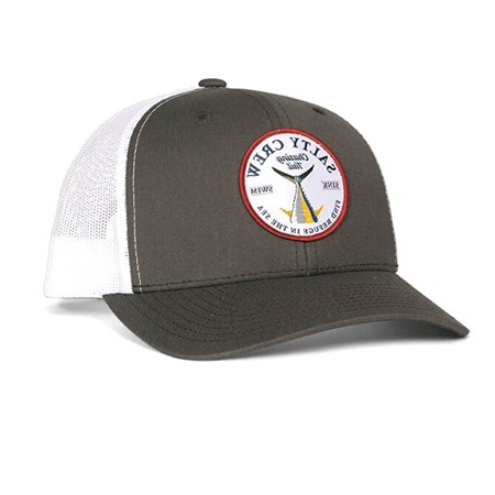 Casquette Salty Crew Bottom Dweller Retro Trucker - Charcoal White
