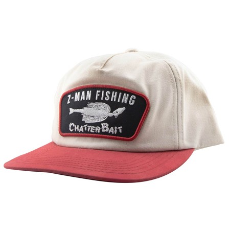 Casquette Zman Retro Chatterbait Snapback Hatz - Rouge/Beige