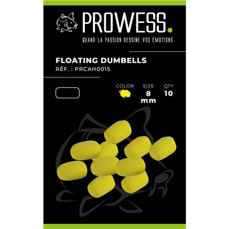 Cebo Artificial Flotante Prowess Dumbells  Eva - Paquete De 10