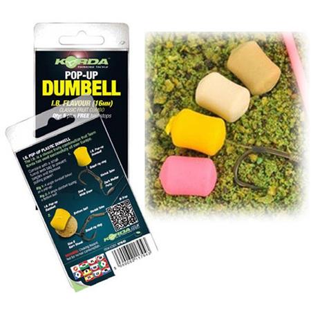 CEBOS PARA ANZUELO KORDA POP-UP DUMBELL