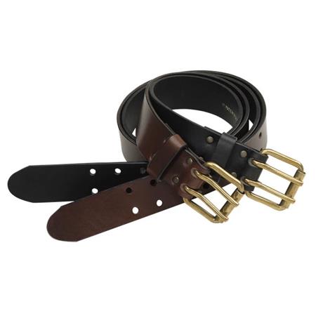 Ceinture Pinewood Leather 2 Trous - Noir