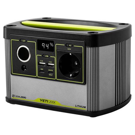 CENTRALE LITHIUM-BATTERIJ GOAL ZERO ULTRA-COMPACTE YETI 200X