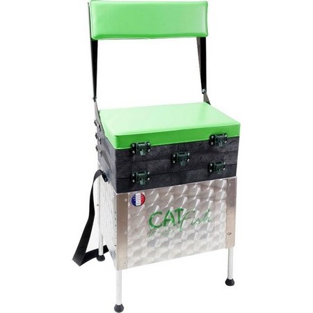 Cesta Silla Alu 2 Compartimientos Con Respaldo Catfish