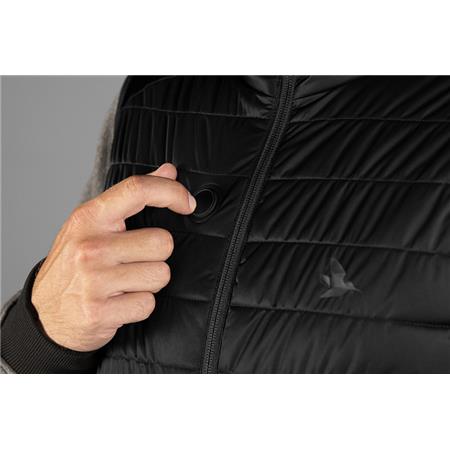 CHALECO CALEFACTABLE SIN MANGAS PARA HOMBRE SEELAND HEAT - NOIR
