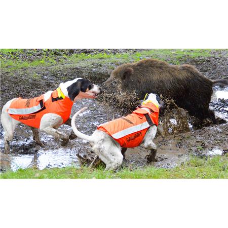 CHALECO DE PROTECCIÓN CANIHUNT DOG ARMOR PROTECT LIGHT - NARANJA