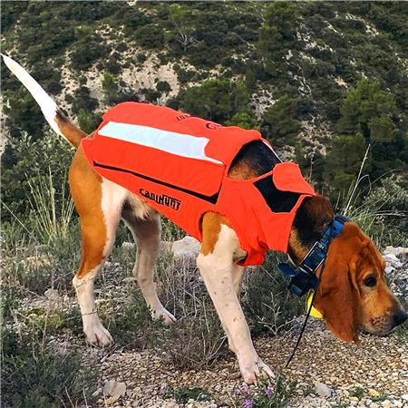 CHALECO DE PROTECCIÓN CANIHUNT DOG ARMOR PROTECT LIGHT - NARANJA