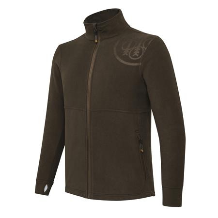 Chaleco Hombre Beretta Hp Logo Full Zip - Brown Bark