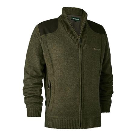 Chaleco Hombre Deerhunter Carlisle Knit Cardigan With Stormliner