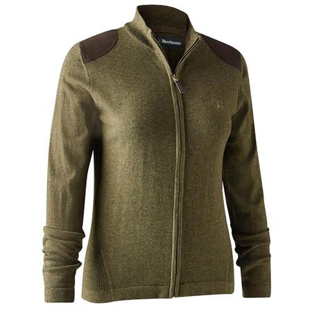 Chaleco Mujer Deerhunter Lady Darlington Knit - Cypress