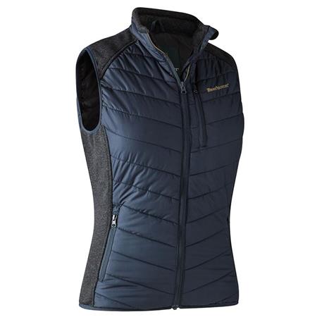 Chaleco Sin Mangas Para Mujer Deerhunter Lady Caroline Padded With Knit - Bleu