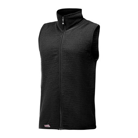 Chaleco Sin Mangas Unisex Woolpower Vest 400 - Noir