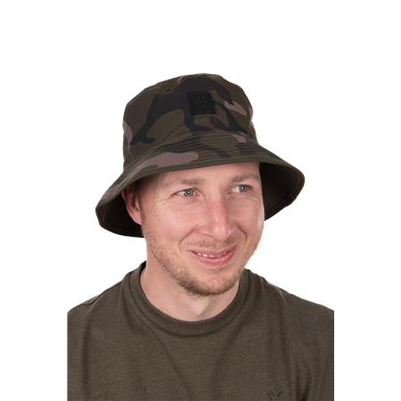Chapeau Fox Reversibe Bucket Hat - Kaki-Camo