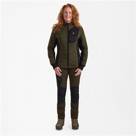 CHAQUETA DE MUJER DEERHUNTER ROJA FIBER PILE