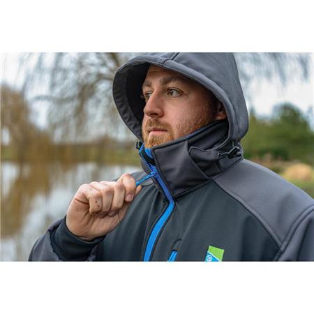 CHAQUETA HOMBRE - NEGRO PRESTON INNOVATIONS DURATECH SOFTSHELL - NOIR