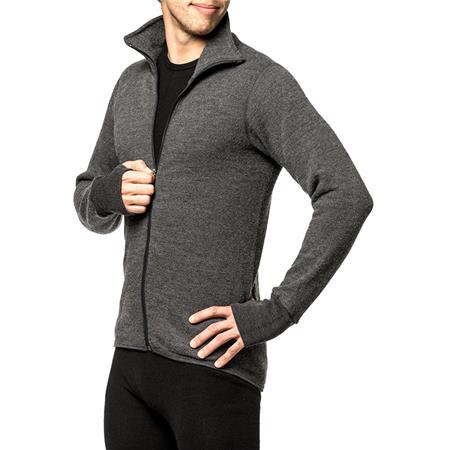 CHAQUETA MIXTA WOOLPOWER FULL ZIP JACKET 400 - GRIS