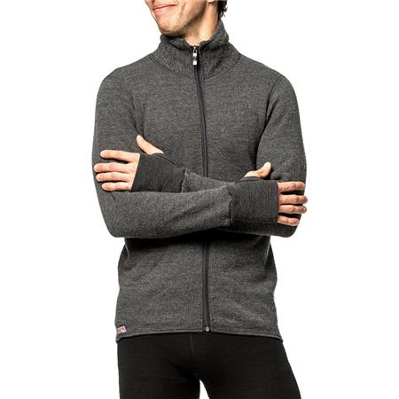 CHAQUETA MIXTA WOOLPOWER FULL ZIP JACKET 400 - GRIS