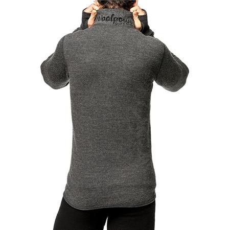 CHAQUETA MIXTA WOOLPOWER FULL ZIP JACKET 400 - GRIS