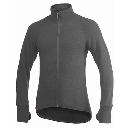 Chaqueta Mixta Woolpower Full Zip Jacket 400 - Gris